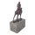 Bronzeskulptur Bronzefigur Kamel und Reiter