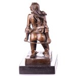 Erotische Bronzefigur Weiblicher Akt