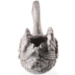 Polyresinfigur Blumentopf Schwan