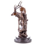 Bronzefigur Hirsch