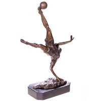 Bronzefigur Fußballer