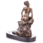 Erotische Bronzefigur Weiblicher Akt