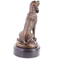 Bronzefigur Hund