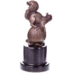 Bronzefigur Eichhörnchen