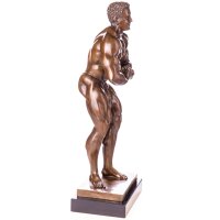 Bronzefigur Bodybuilder