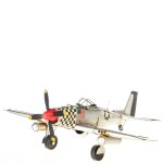 Blechmodell Militär Flugzeug