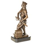 Bronzefigur Pirat