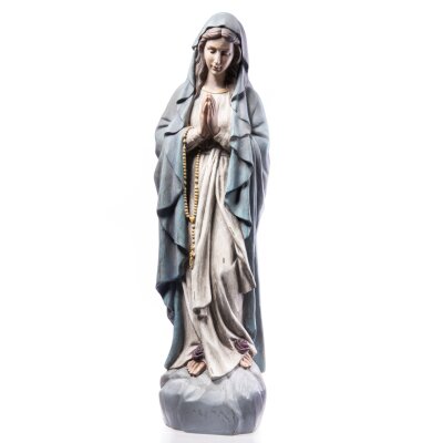Heilige Madonna handbemalte Polyresinfigur