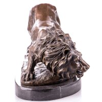 Bronzefigur Löwe