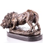 Bronzefigur Löwe