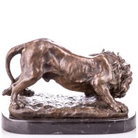 Bronzefigur Löwe