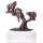 Bronzefigur Bärenfamilie auf Baum