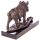 Bronzefigur Wildschwein