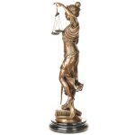 Bronzefigur Justitia