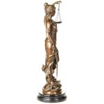 Bronzefigur Justitia