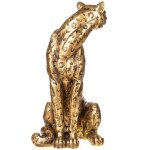 Polyresinfigur Leopard