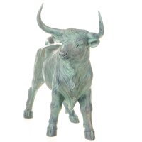 Polyresinfigur Stier