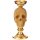 Polyresinfigur Kerzenständer Totenkopf