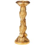 Polyresinfigur Kerzenständer Eulen