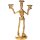 Polyresinfigur Kerzenständer Skelett