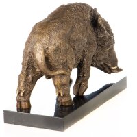 Bronzefigur Wildschwein