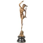 Bronzefigur Hermes
