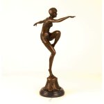 Bronzeskulptur Bronzefigur Con Brio