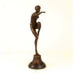 Bronzeskulptur Bronzefigur Con Brio