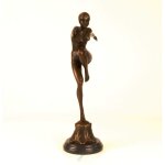 Bronzeskulptur Bronzefigur Con Brio