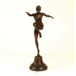 Bronzeskulptur Bronzefigur Con Brio