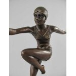 Bronzeskulptur Bronzefigur Con Brio