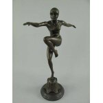 Bronzeskulptur Bronzefigur Con Brio