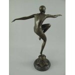 Bronzeskulptur Bronzefigur Con Brio