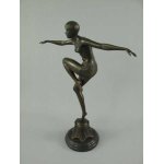 Bronzeskulptur Bronzefigur Con Brio