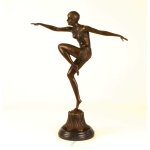 Bronzeskulptur Bronzefigur Con Brio