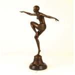 Bronzeskulptur Bronzefigur Con Brio