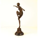 Bronzeskulptur Bronzefigur Con Brio