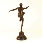 Bronzeskulptur Bronzefigur Con Brio