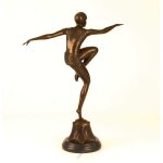 Bronzeskulptur Bronzefigur Con Brio