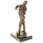 Bronzefigur Komponist Johann Strauss mit Geige