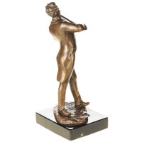 Bronzefigur Komponist Johann Strauss mit Geige