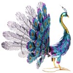 Metall Gartenfigur Pfau