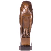 Art Deco Bronzefigur Eule