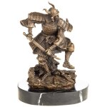 Bronzefigur Samurai