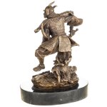Bronzefigur Samurai