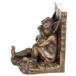 Bronzefigur Buchstütze Gargoyle