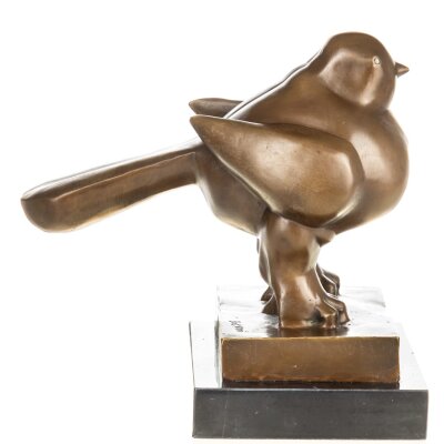 Moderne Bronzefigur Vogel