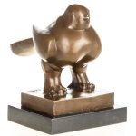 Moderne Bronzefigur Vogel