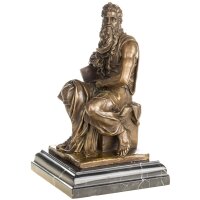 Bronzefigur Moses