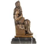 Bronzefigur Moses